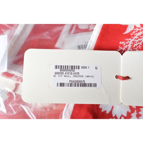 Alexander McQueen IVY SKULL CREEPER Cotton Scarf - Picture 7 of 9